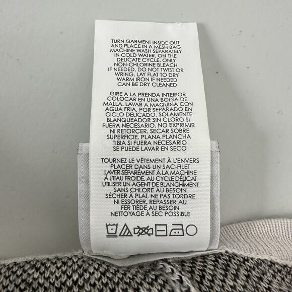 Cabi 4412 Serpent Wrap OS Gray Snake Print Knit Cape Python Sweater Stretch - Picture 8 of 12